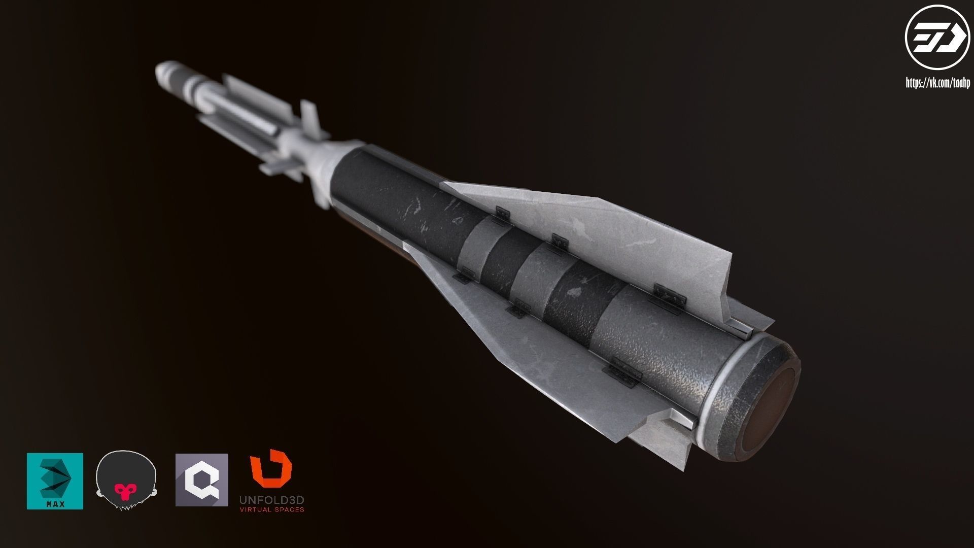 SAMP-T and Radar Arabel  and Missile ASTER-30  PACK Low-poly 3D model_22