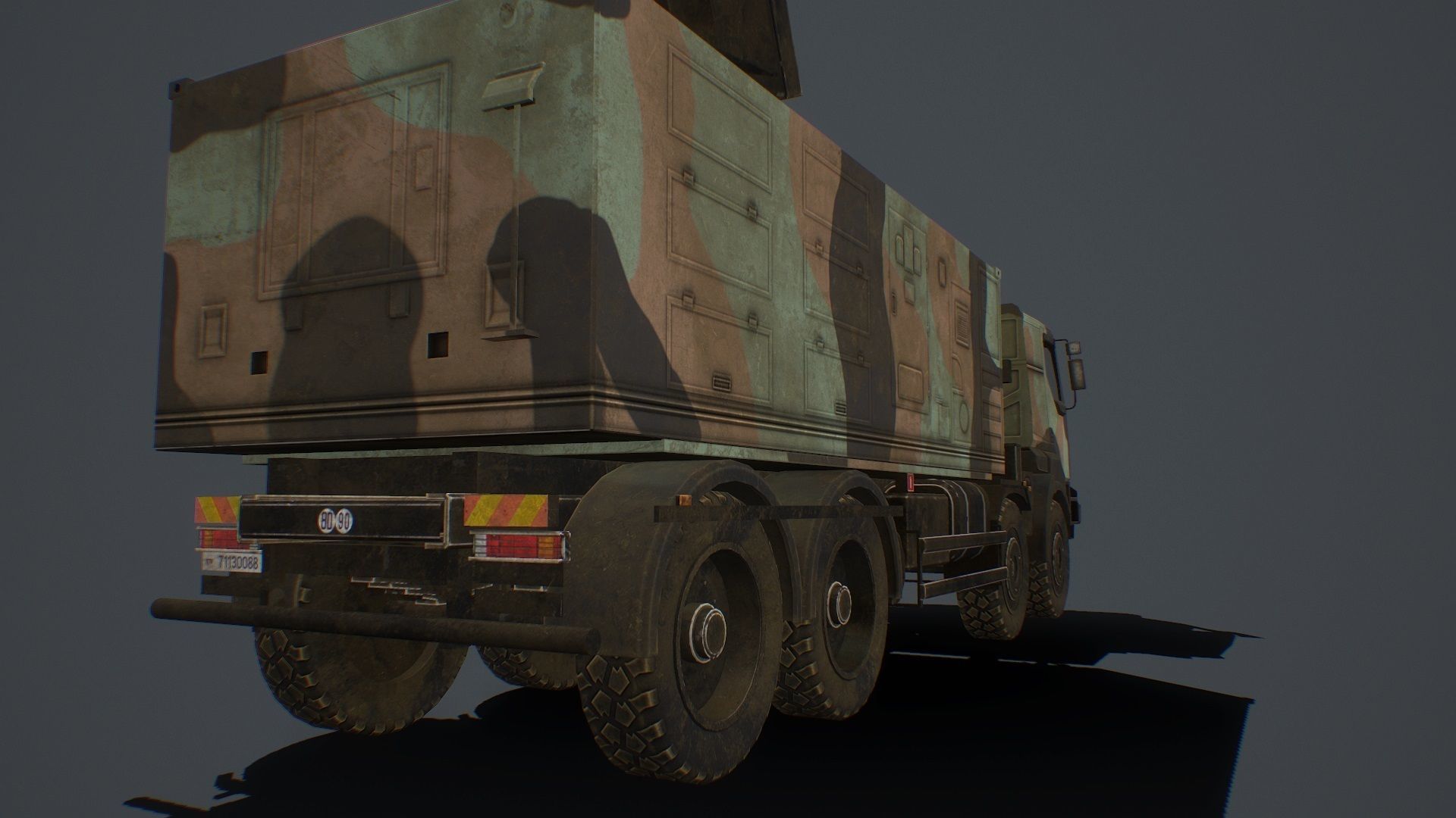 SAMP-T and Radar Arabel  and Missile ASTER-30  PACK Low-poly 3D model_17