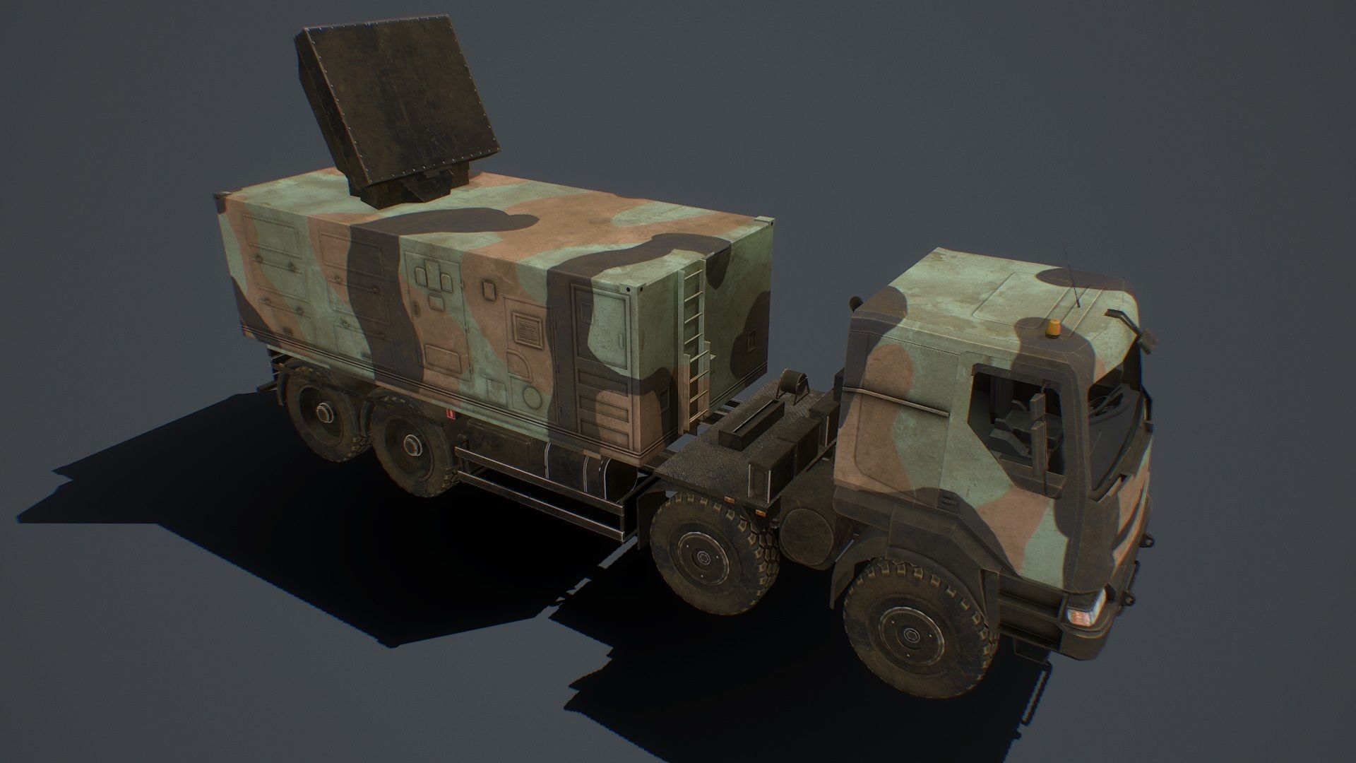 SAMP-T and Radar Arabel  and Missile ASTER-30  PACK Low-poly 3D model_25