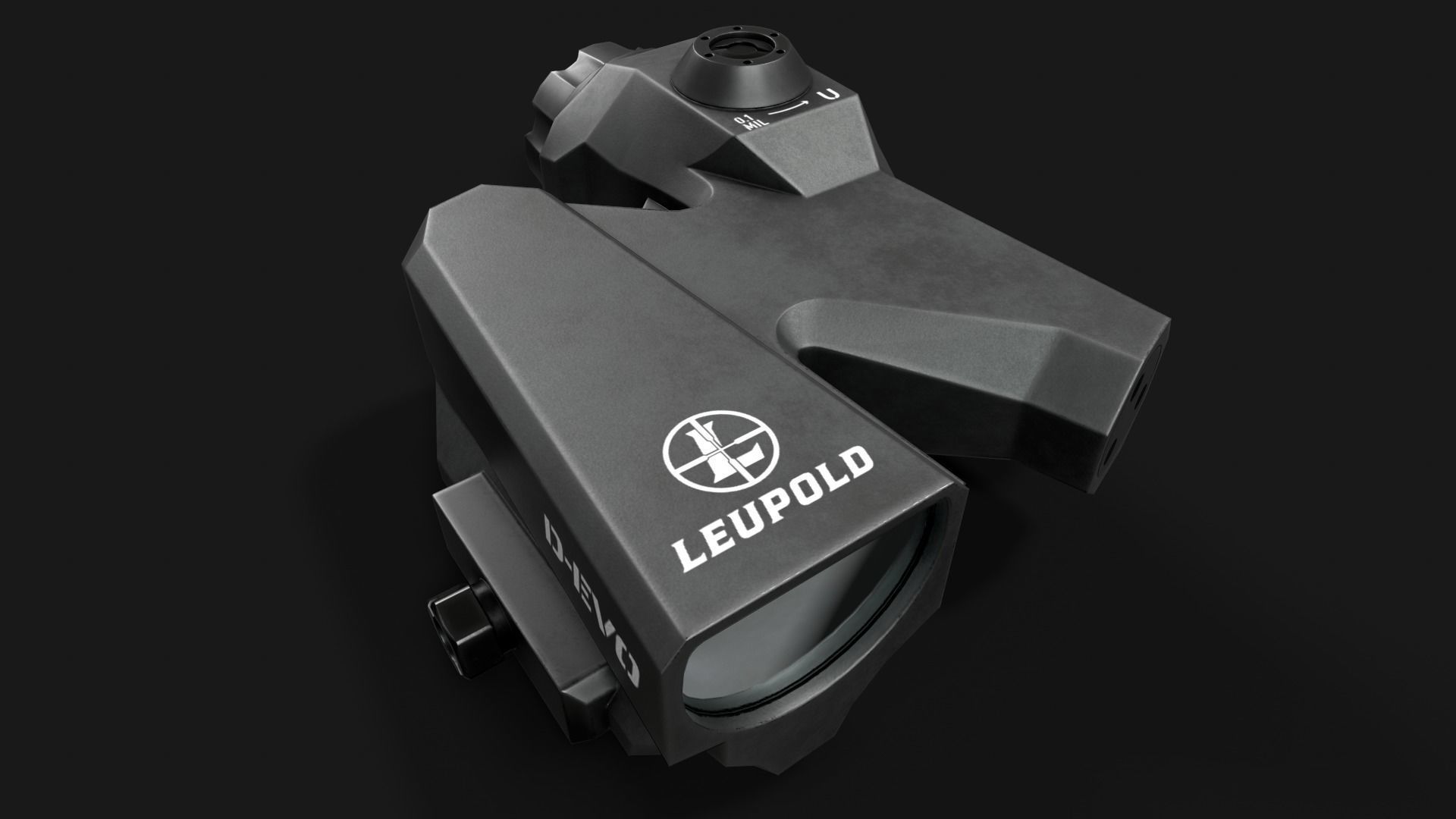 Leupold D-EVO Dual Enhanced View Optic 6x Scope Low-poly 3D model_16