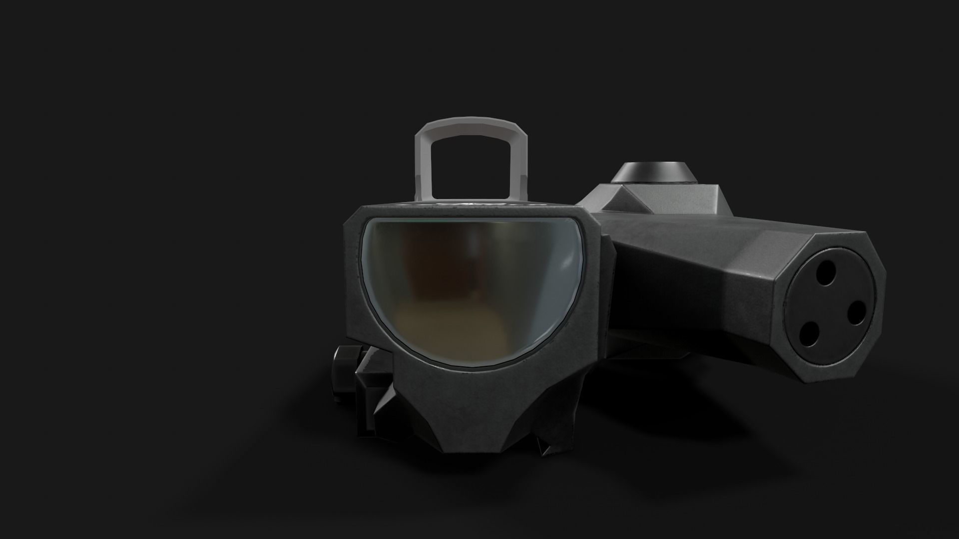 Leupold D-EVO Dual Enhanced View Optic 6x Scope Low-poly 3D model_26