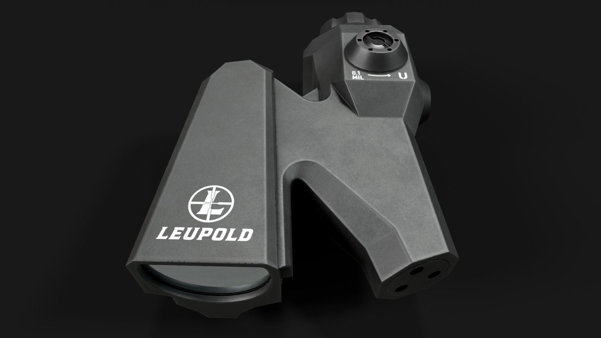 Leupold D-EVO Dual Enhanced View Optic 6x Scope Low-poly 3D model_17