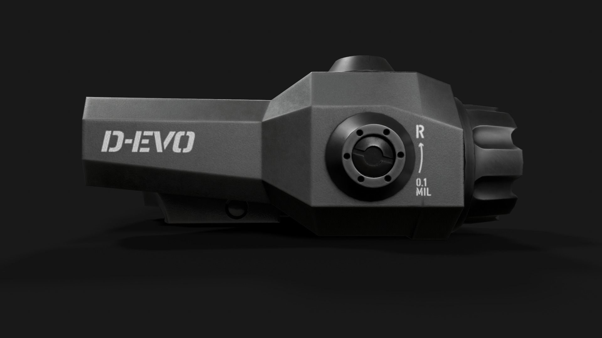 Leupold D-EVO Dual Enhanced View Optic 6x Scope Low-poly 3D model_11