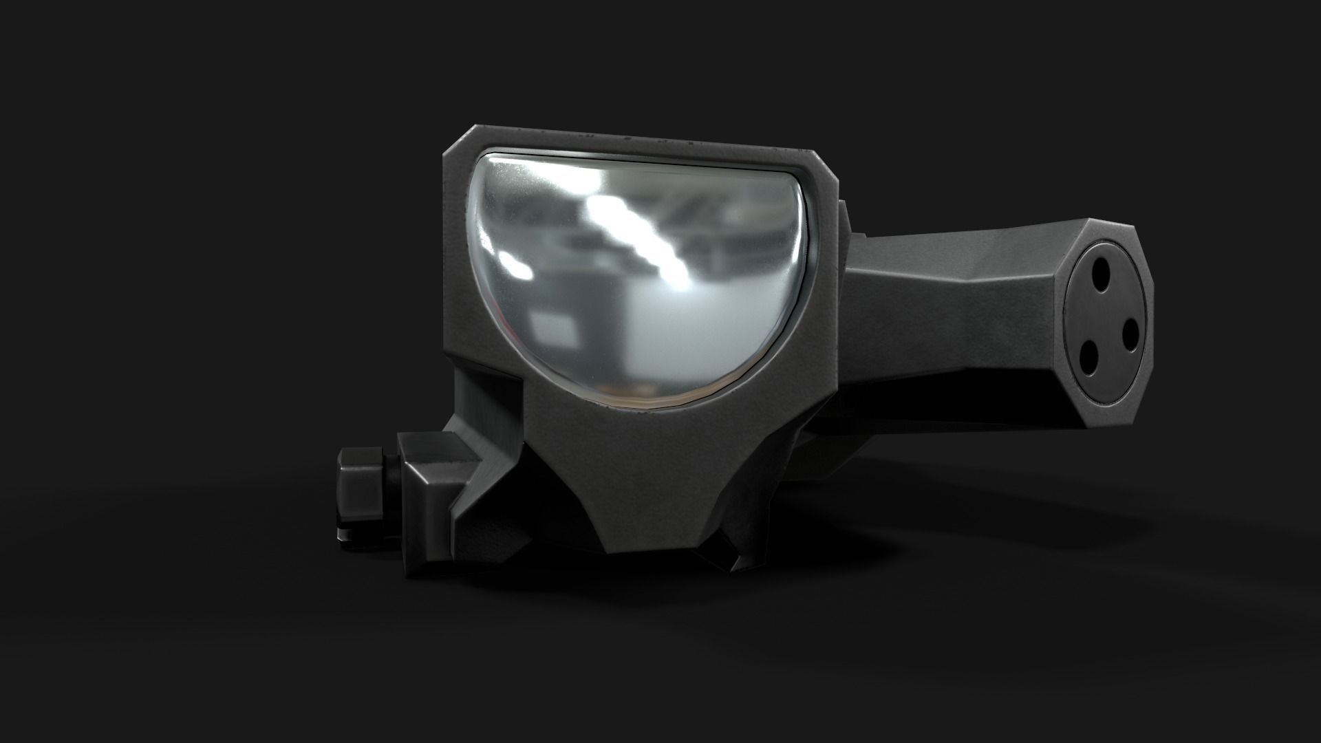 Leupold D-EVO Dual Enhanced View Optic 6x Scope Low-poly 3D model_8