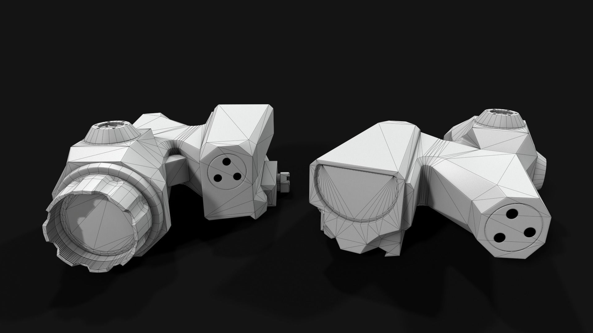 Leupold D-EVO Dual Enhanced View Optic 6x Scope Low-poly 3D model_2