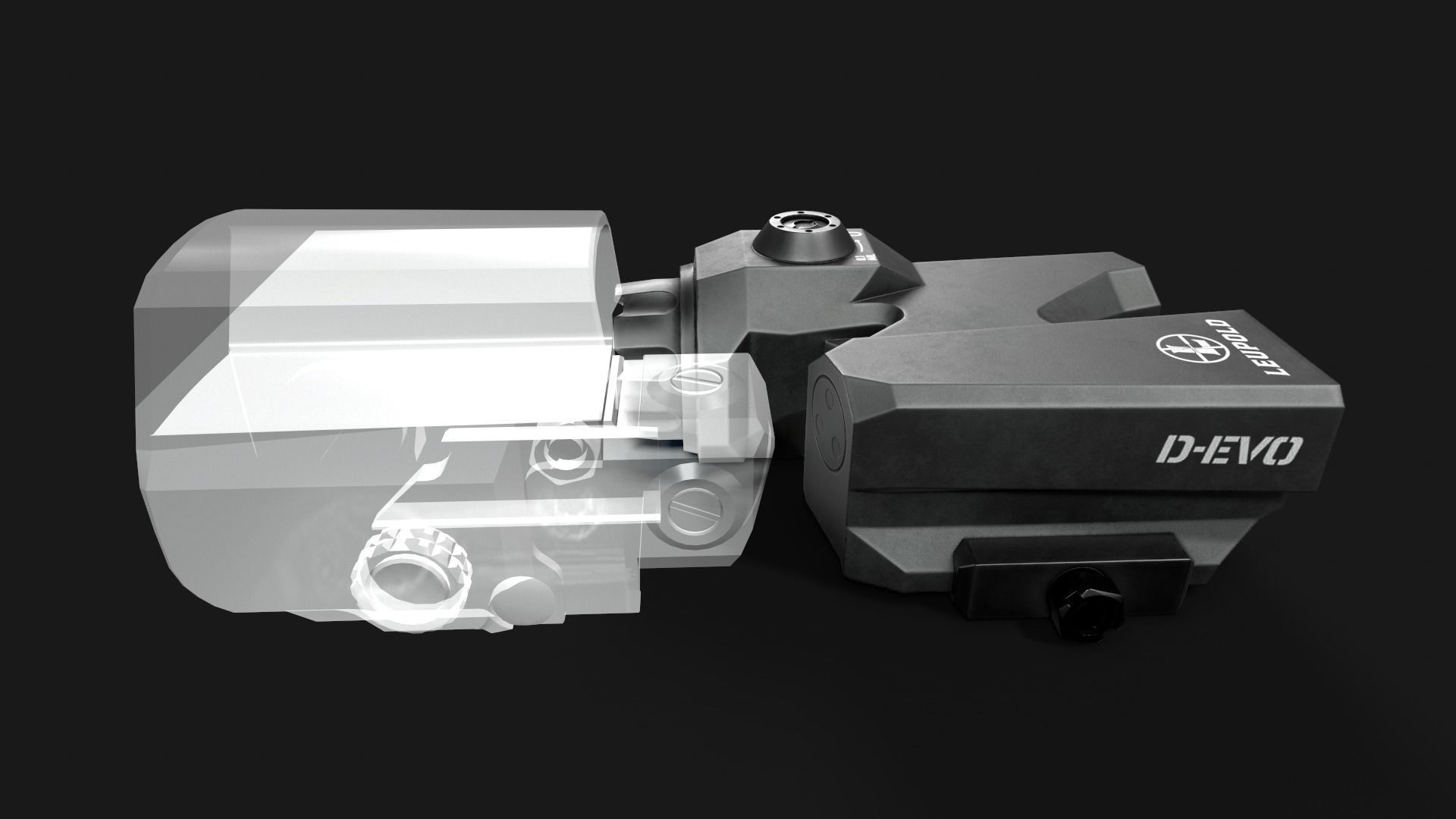 Leupold D-EVO Dual Enhanced View Optic 6x Scope Low-poly 3D model_24