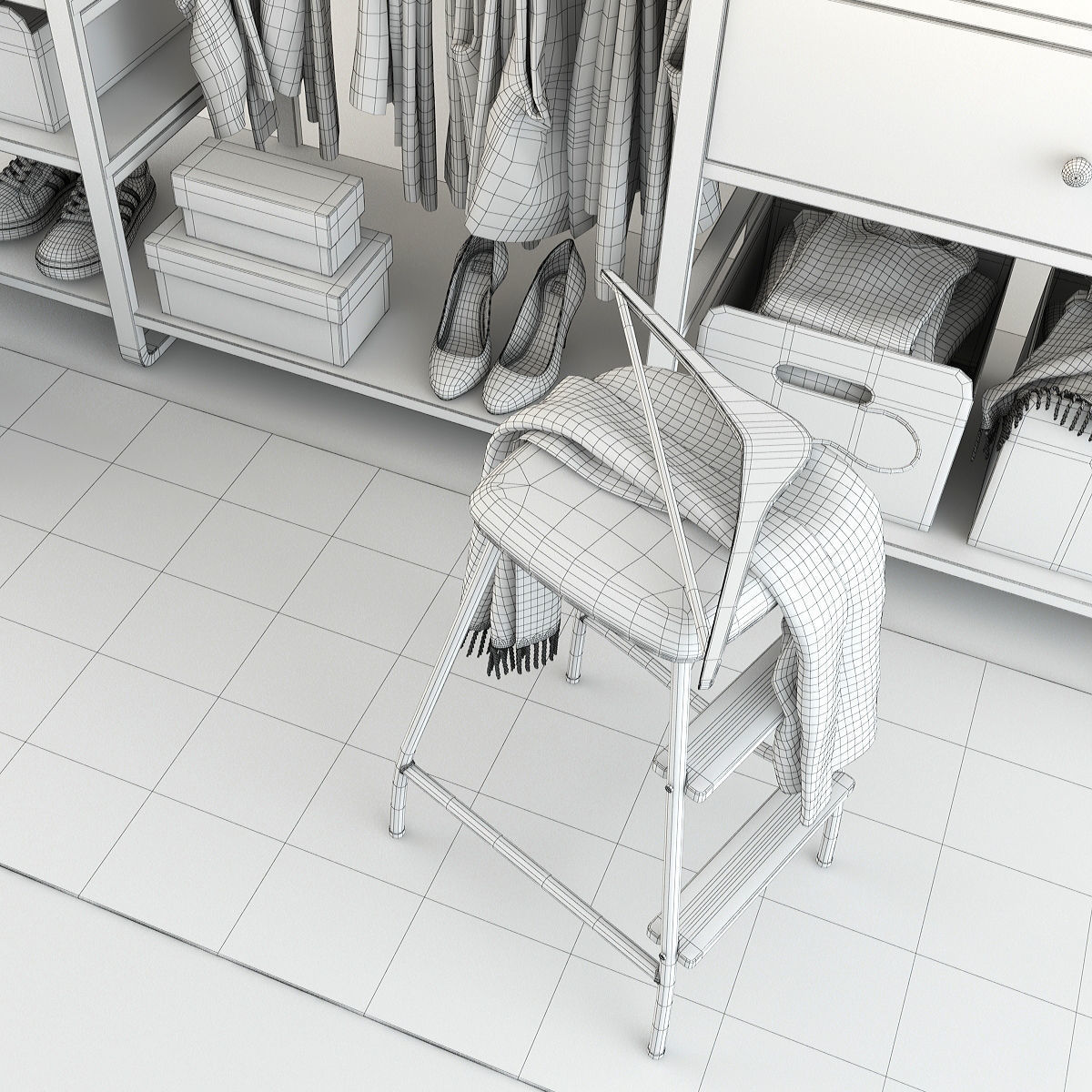 Wardrobe 05 3D model_42