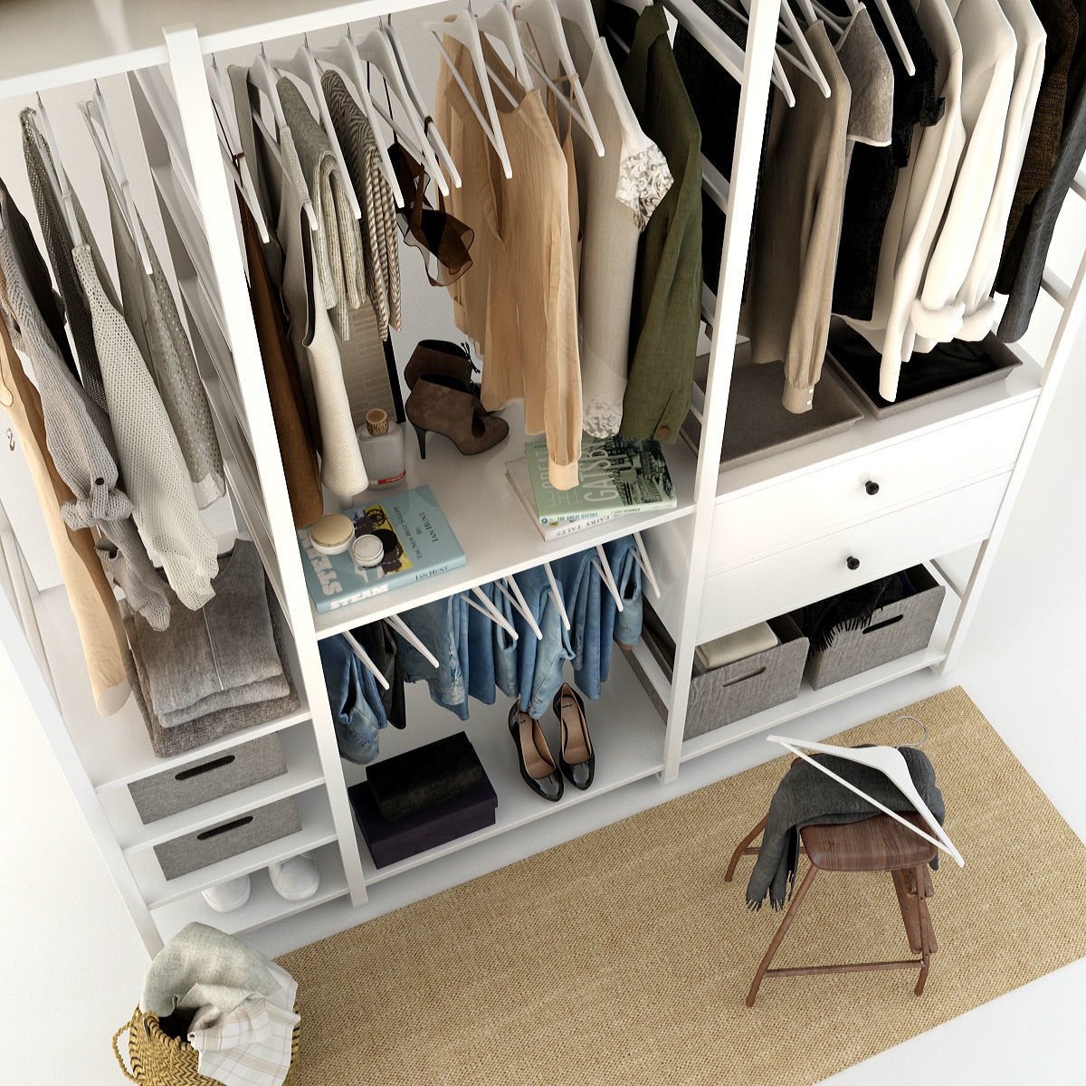 Wardrobe 05 3D model_8