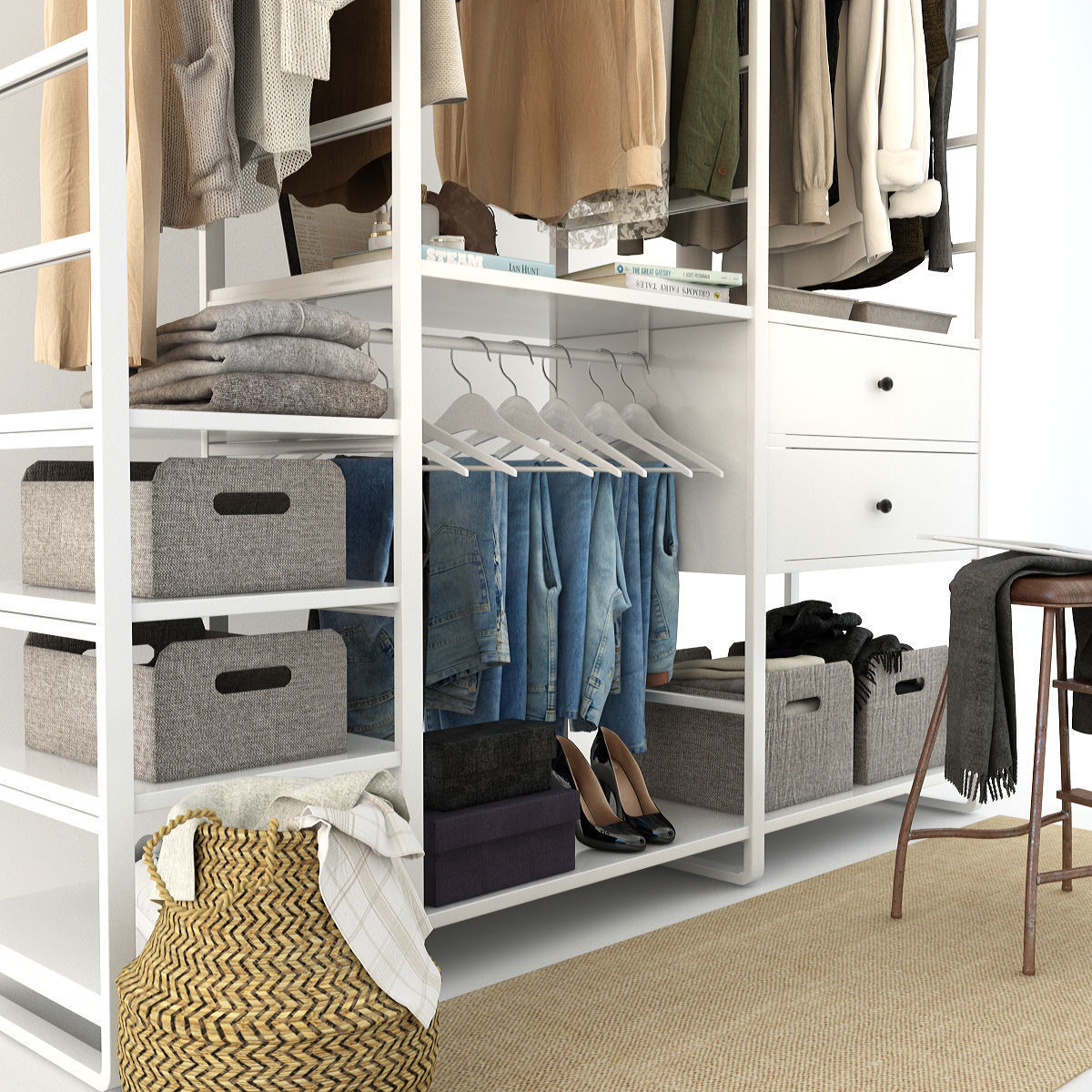 Wardrobe 05 3D model_4