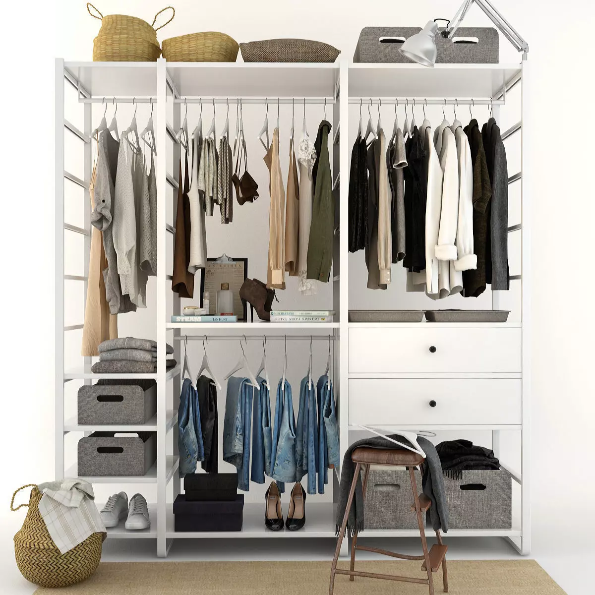 Wardrobe 05 3D model_0