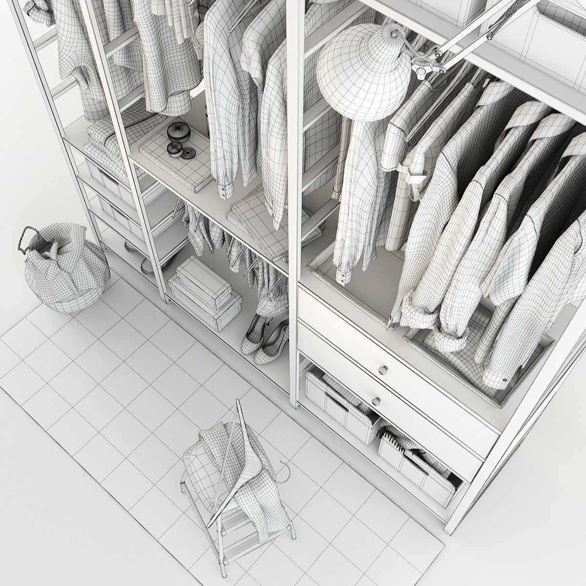 Wardrobe 05 3D model_13