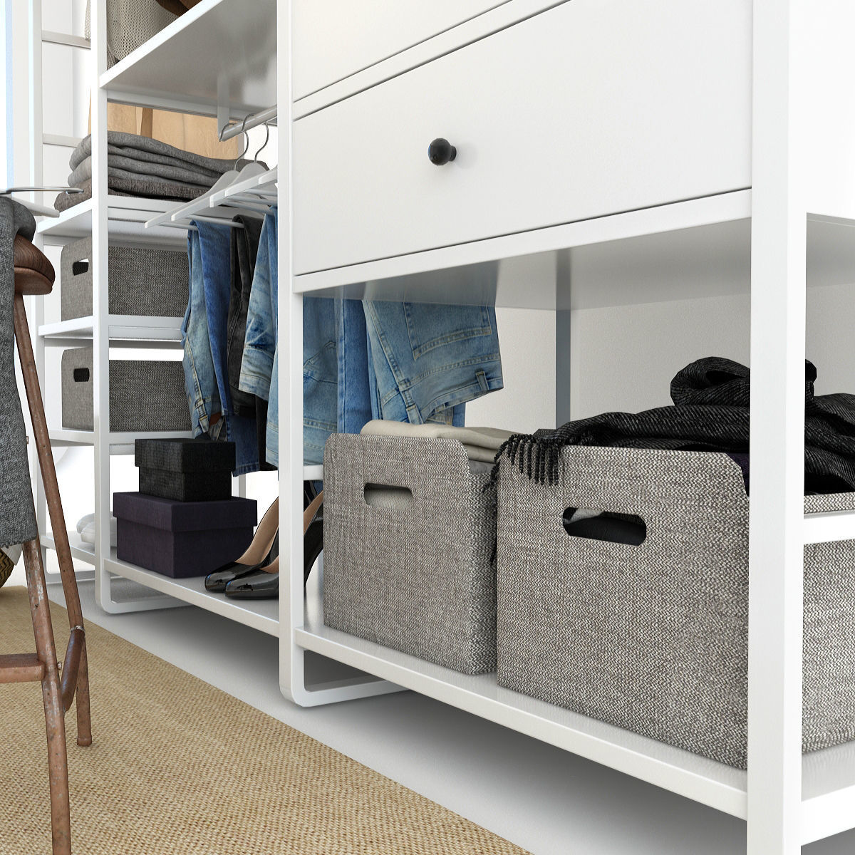 Wardrobe 05 3D model_5