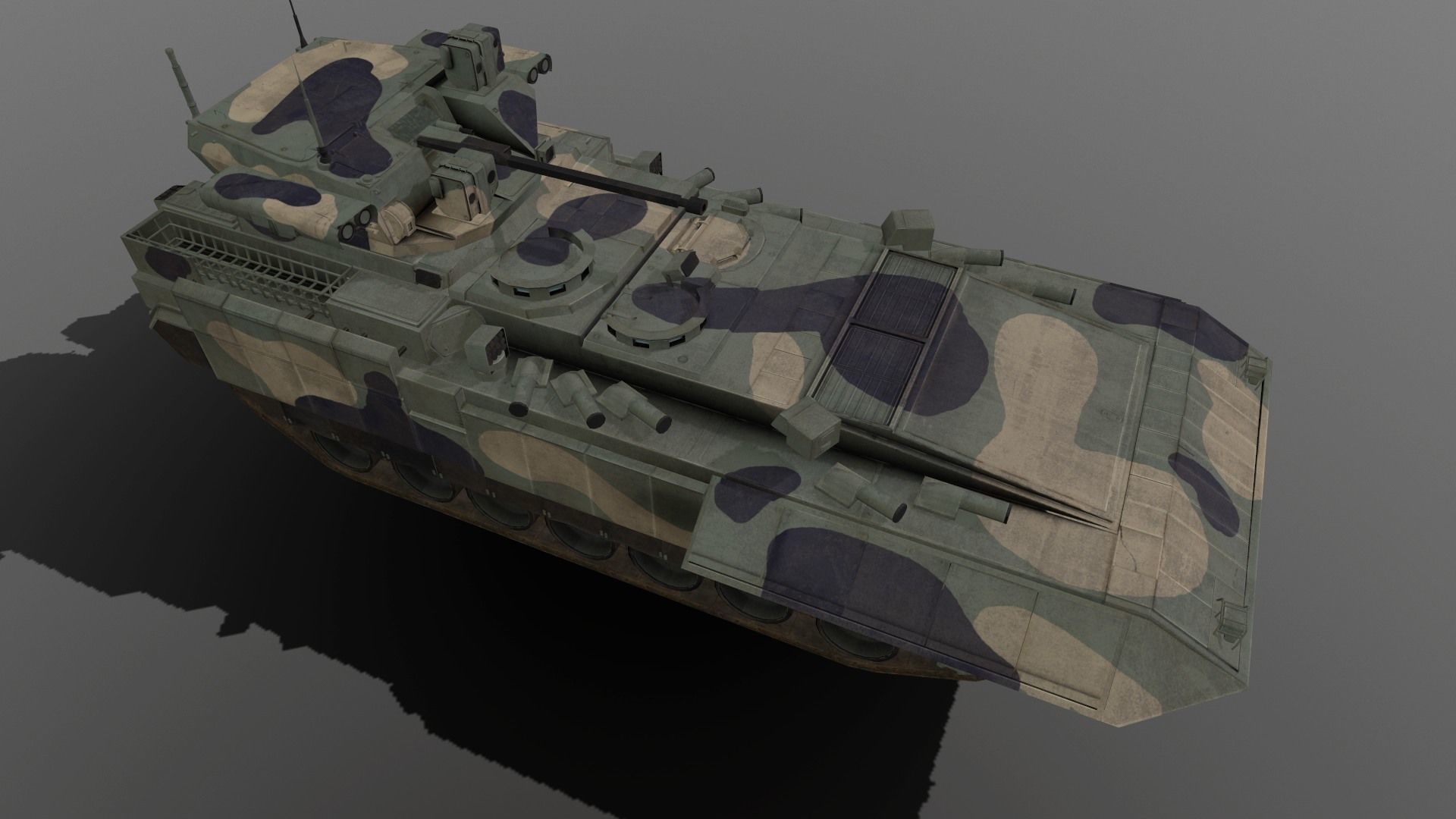 T-15 Barbaris Low-poly 3D model_12
