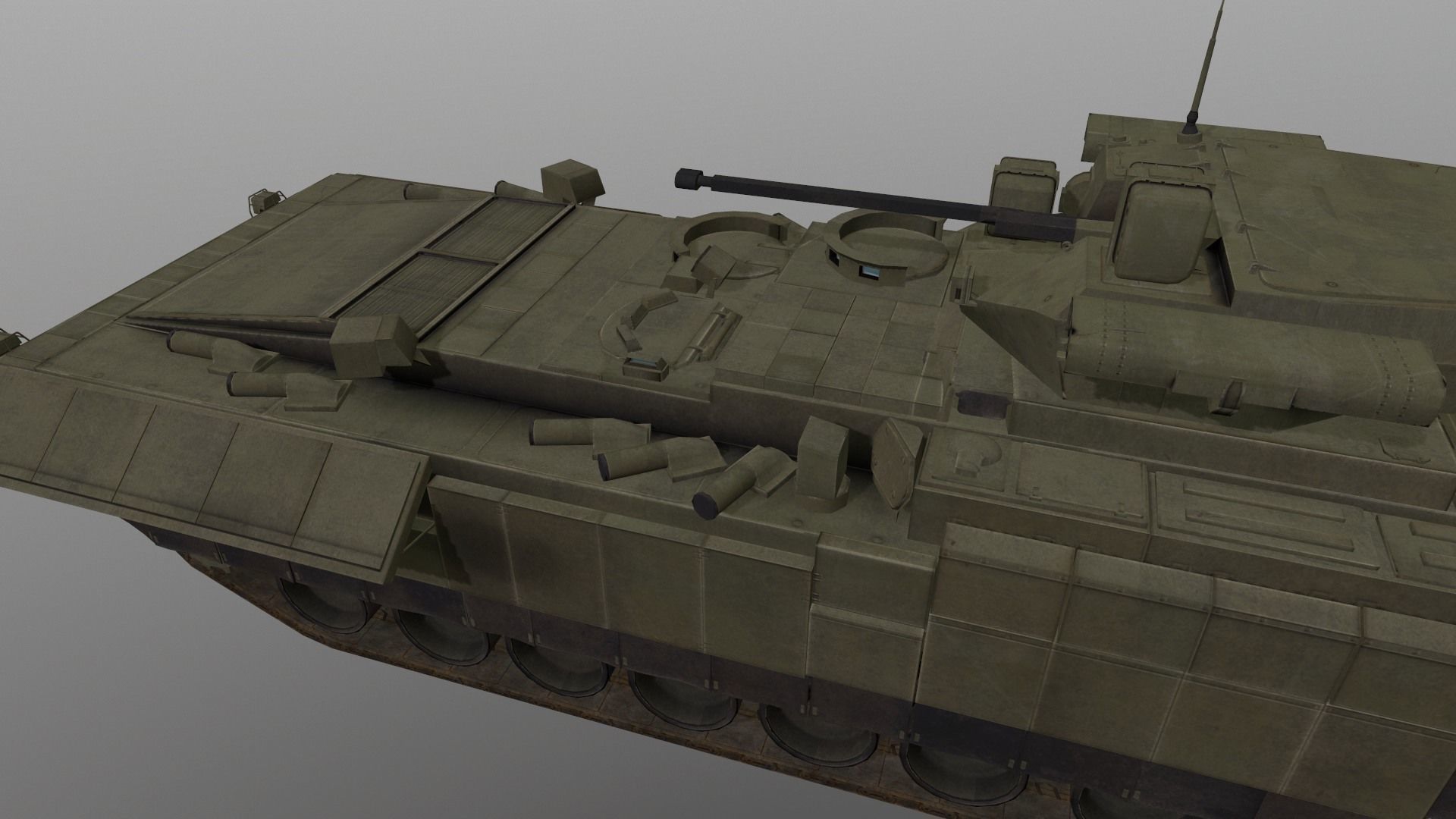 T-15 Barbaris Low-poly 3D model_5