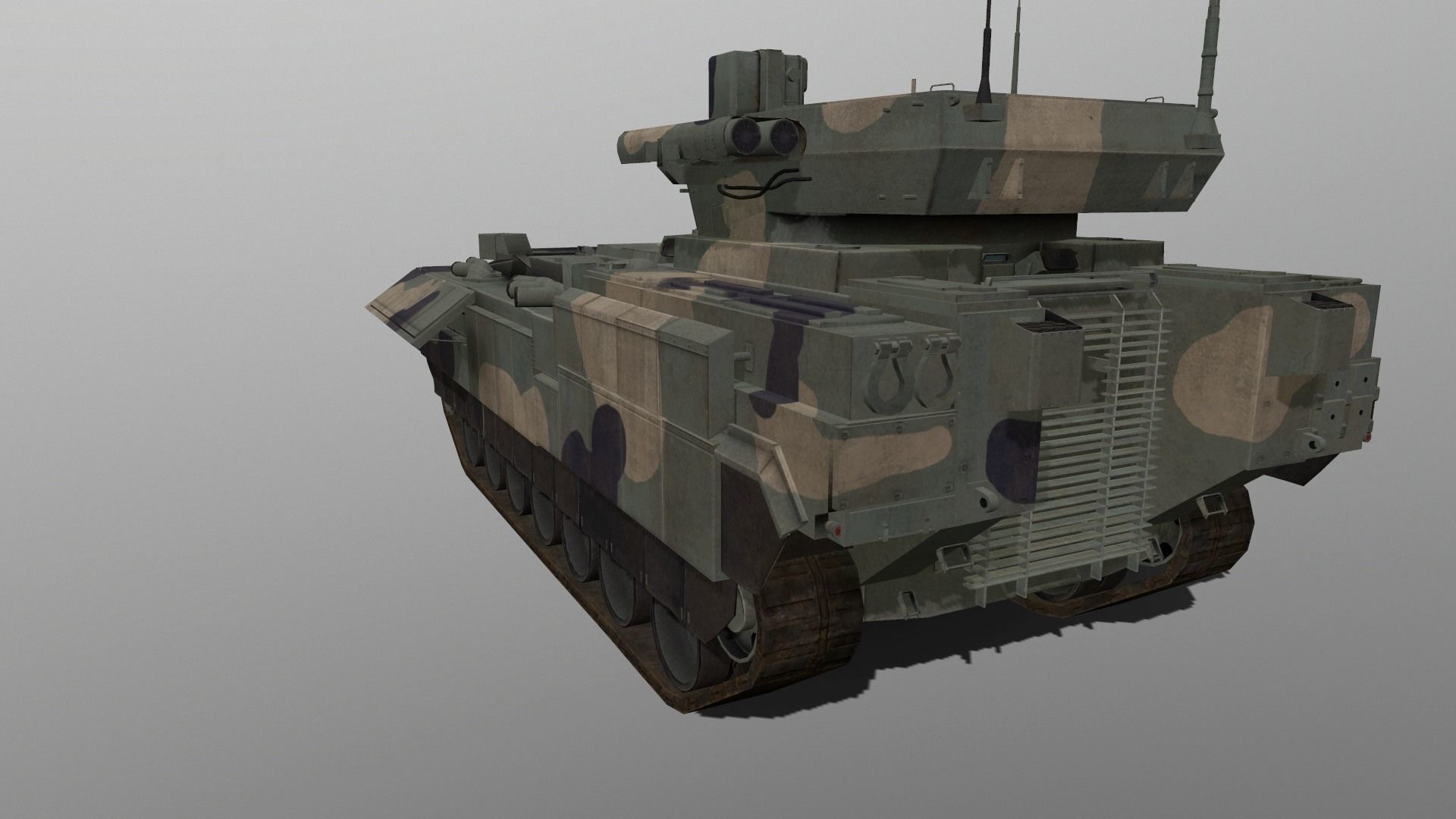 T-15 Barbaris Low-poly 3D model_15