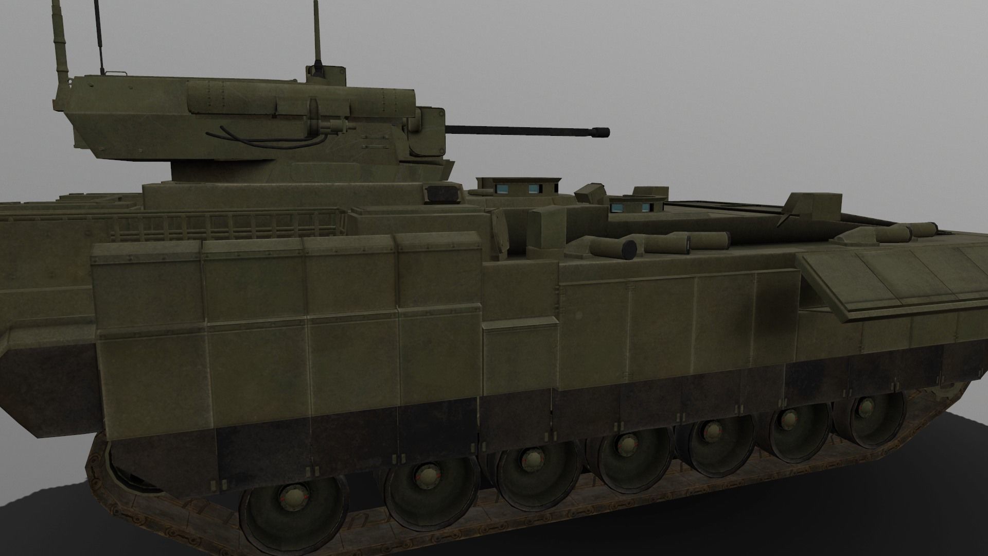 T-15 Barbaris Low-poly 3D model_1