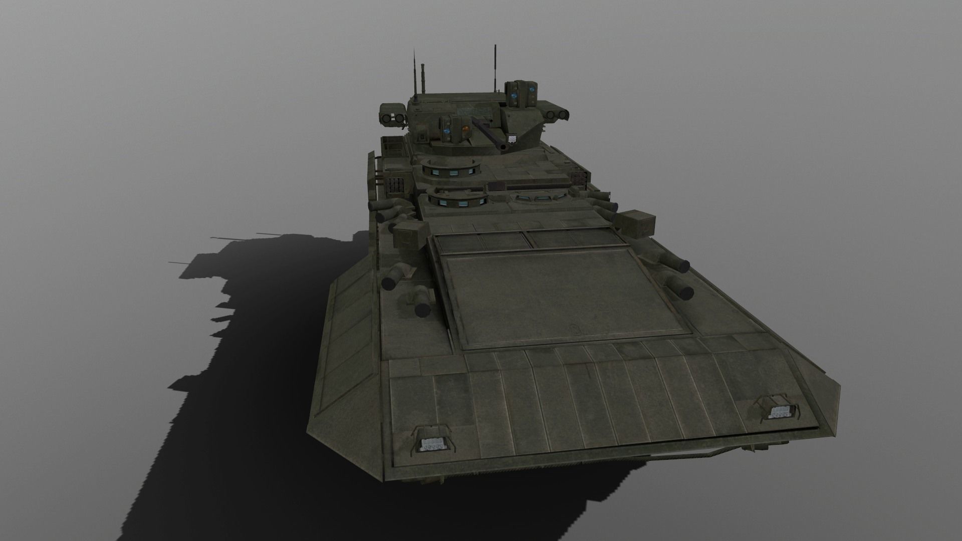 T-15 Barbaris Low-poly 3D model_11