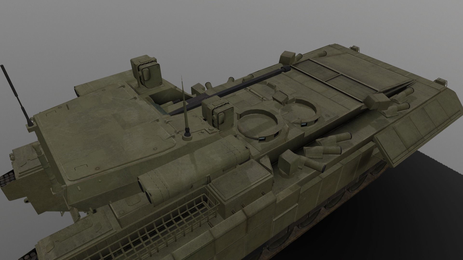 T-15 Barbaris Low-poly 3D model_2