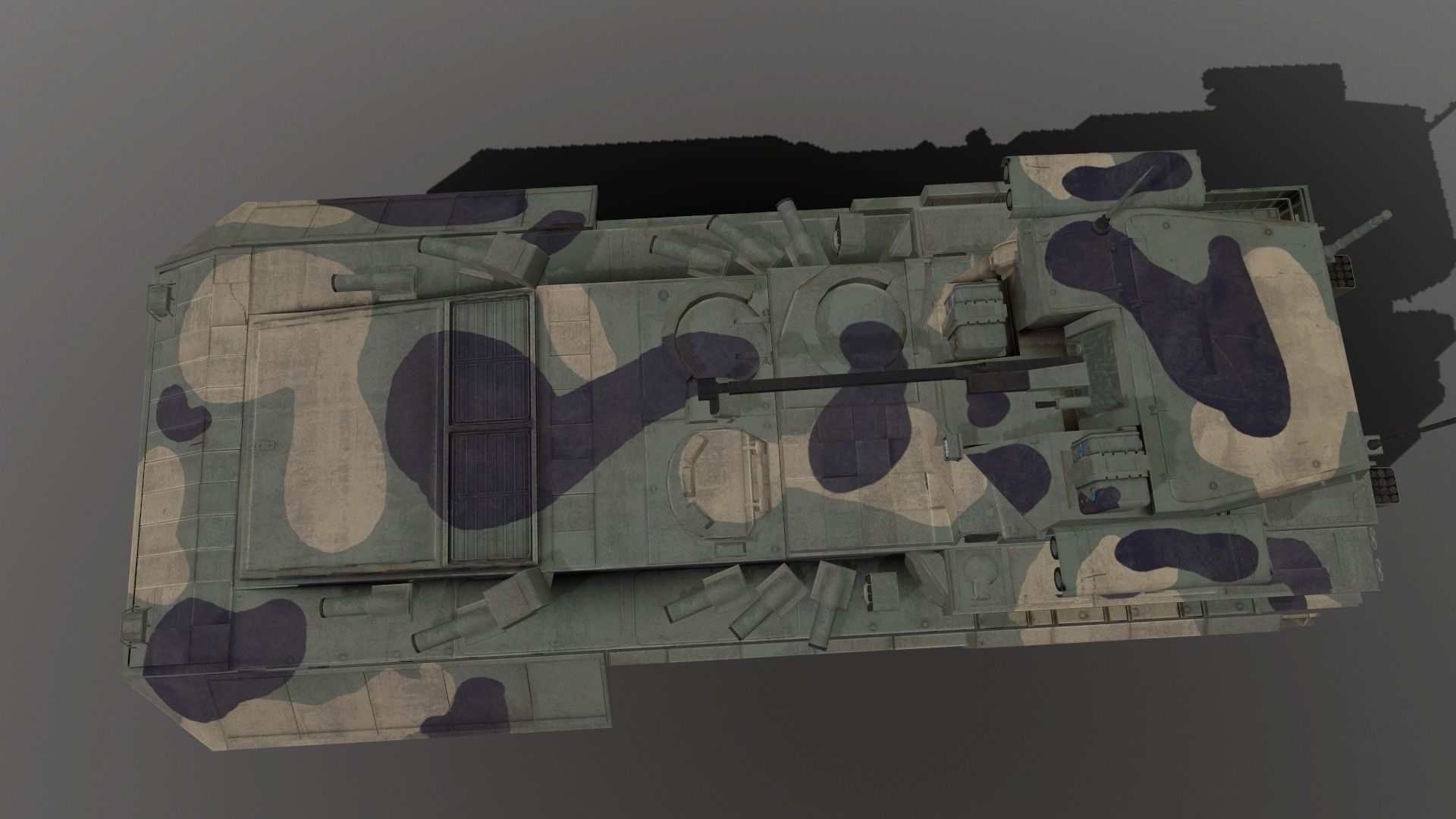 T-15 Barbaris Low-poly 3D model_7