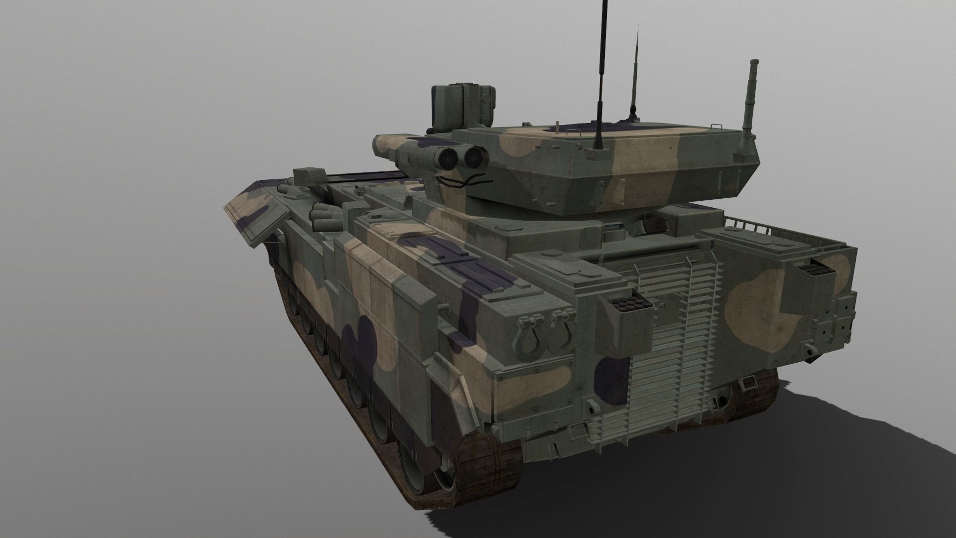 T-15 Barbaris Low-poly 3D model_9
