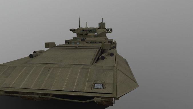 T-15 Barbaris Low-poly 3D model