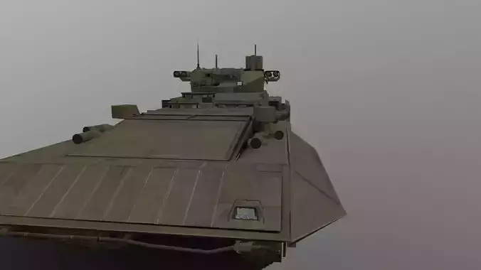 T-15 Barbaris Low-poly 3D model