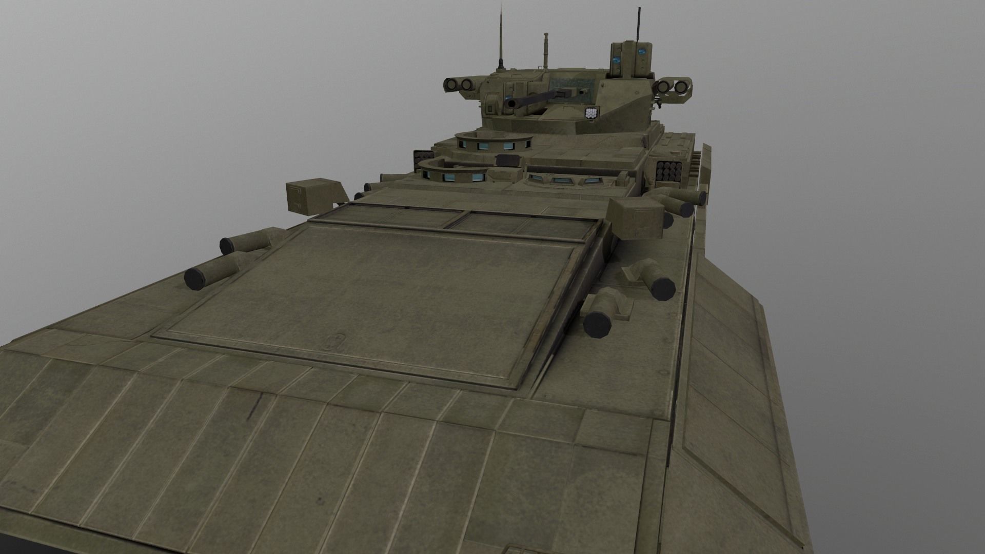 T-15 Barbaris Low-poly 3D model_4