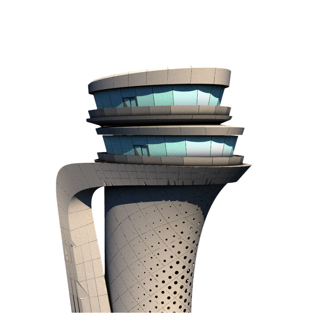 Istanbul 3rd Airport Tower - Istanbul Yeni Havalimani Kulesi 3D model_5