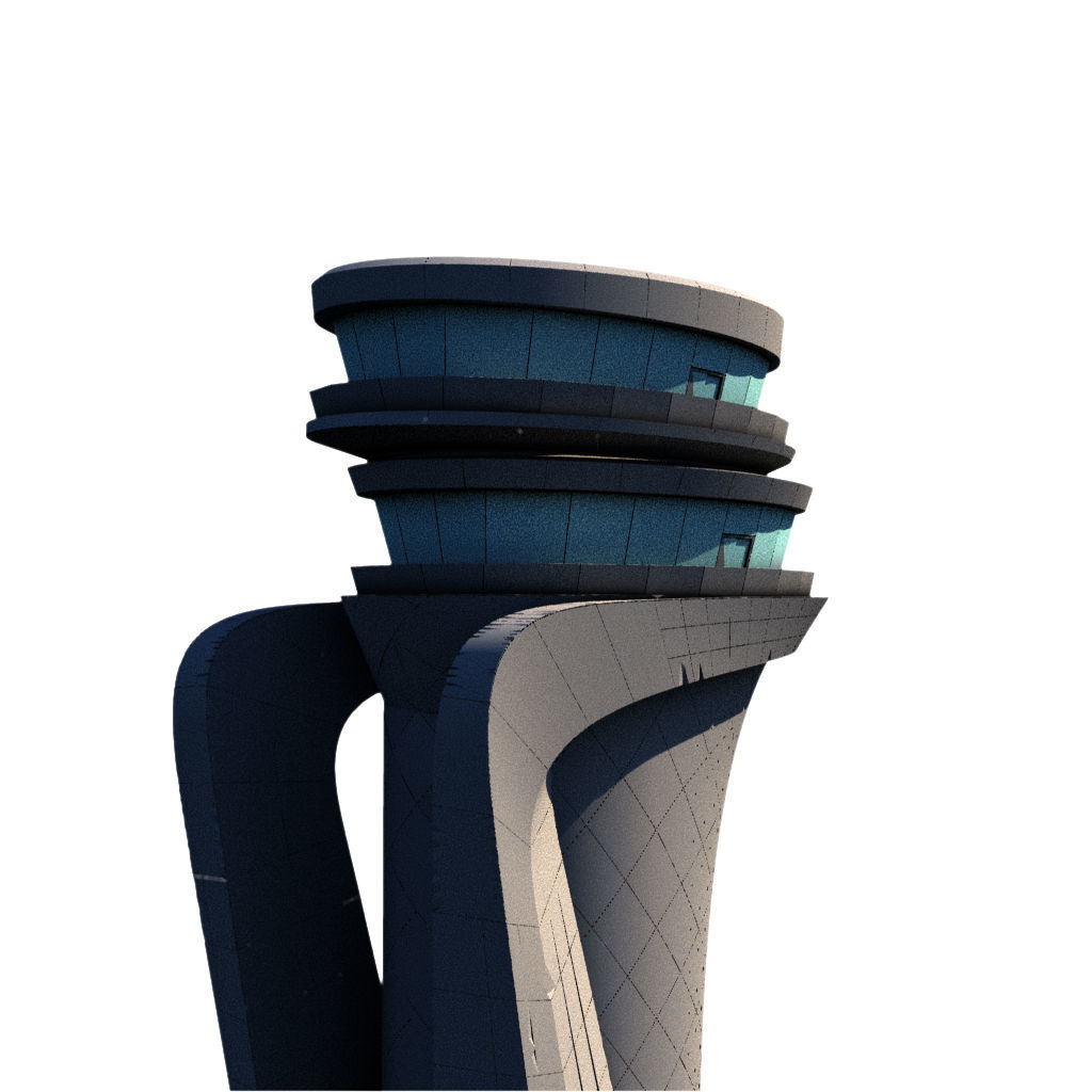 Istanbul 3rd Airport Tower - Istanbul Yeni Havalimani Kulesi 3D model_4