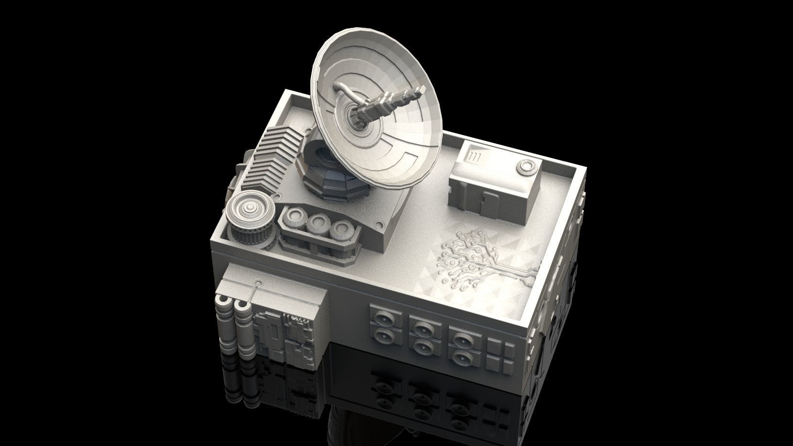 Wargaming Terrain - 5 3D Printable Buildings 3D print model_2