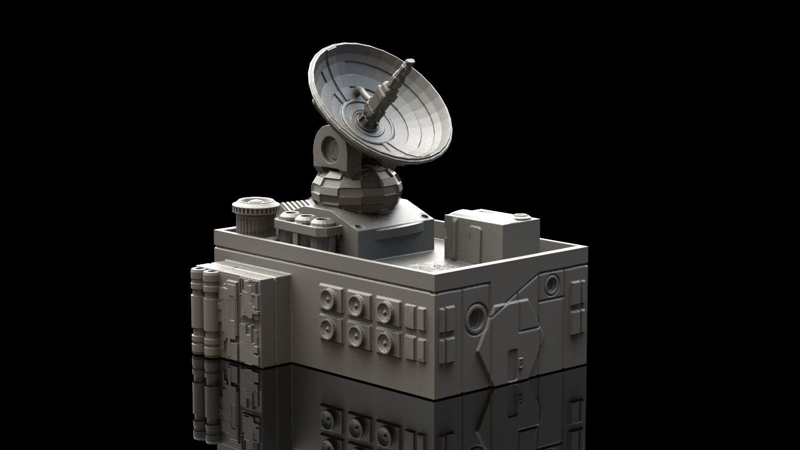 Wargaming Terrain - 5 3D Printable Buildings 3D print model_9