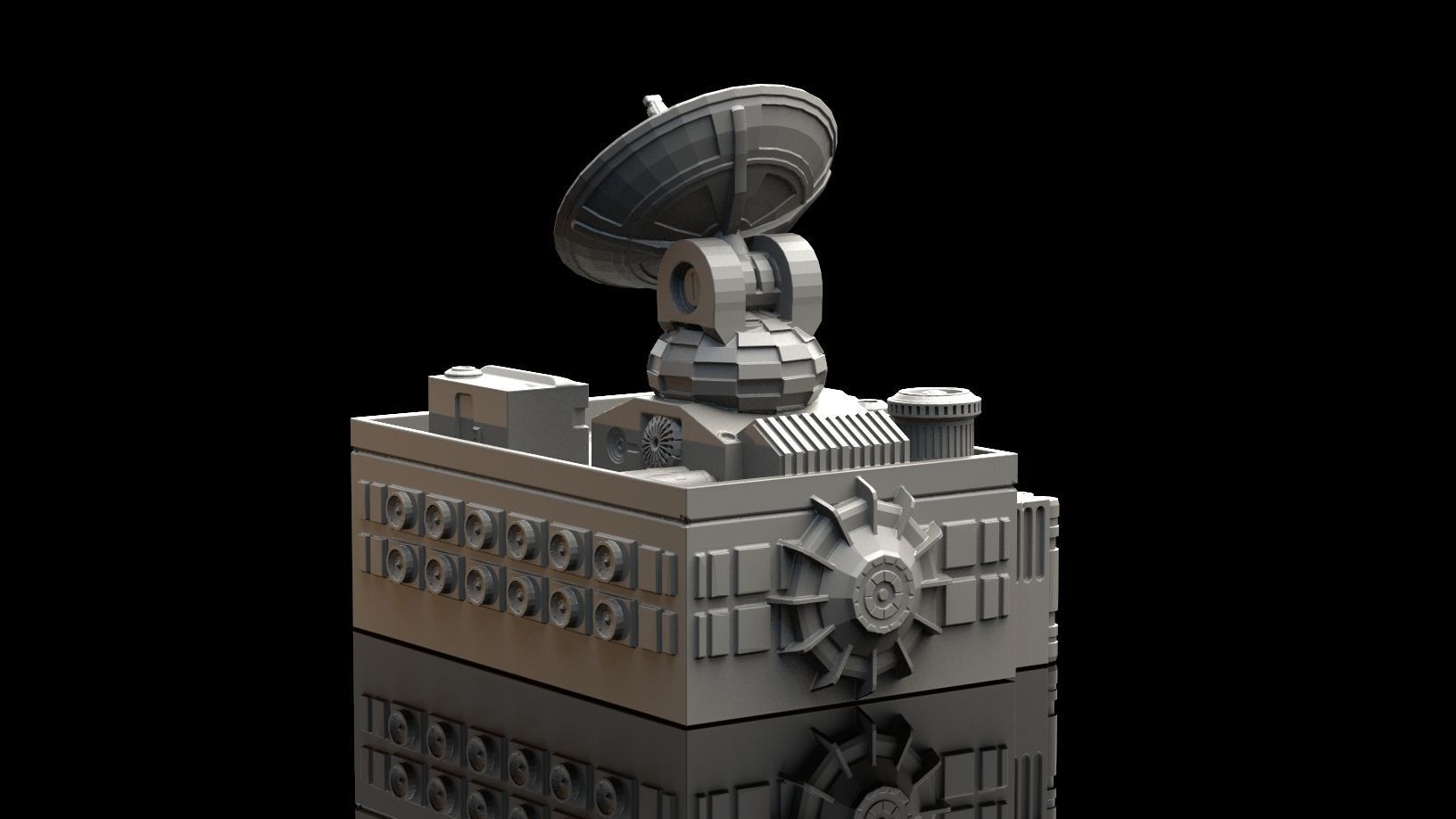 Wargaming Terrain - 5 3D Printable Buildings 3D print model_8