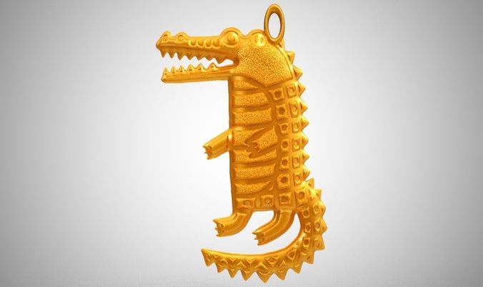 Cute Alligator 3D print model