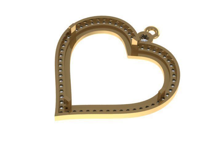 name to be written frame necklace 3D print model_1