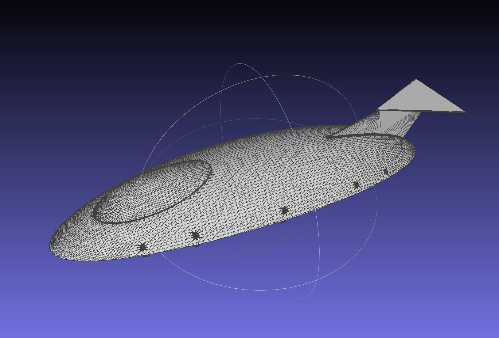 Printable Tiltwing Tiltrotor Drone Body 3D print model_29