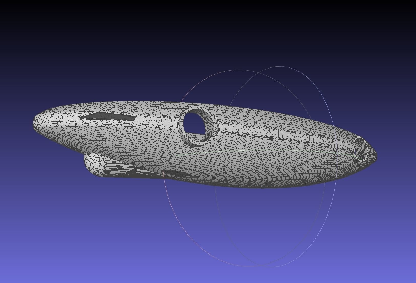 Printable Tiltwing Tiltrotor Drone Body 3D print model_31