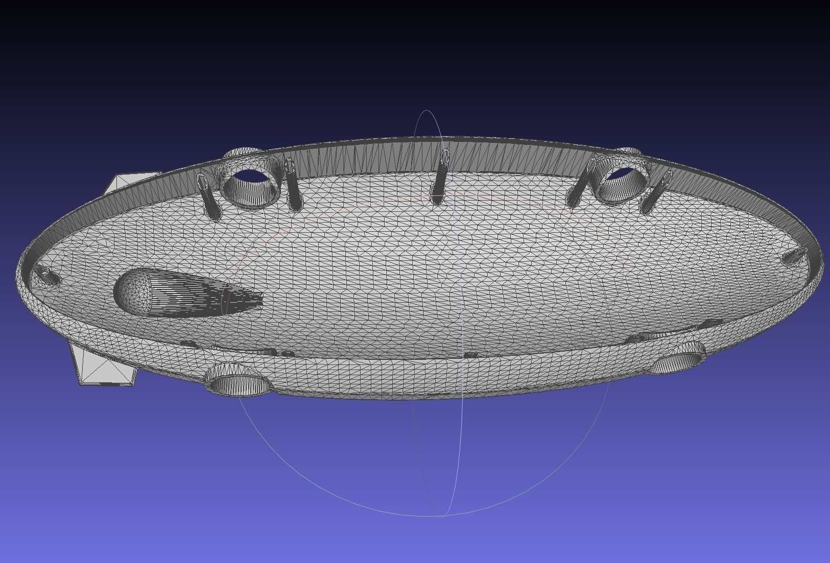 Printable Tiltwing Tiltrotor Drone Body 3D print model_30