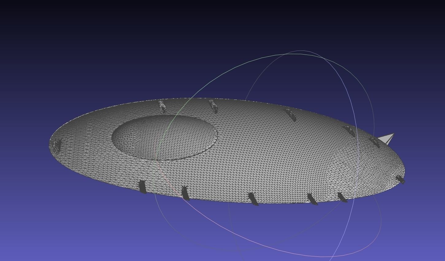 Printable Tiltwing Tiltrotor Drone Body 3D print model_25