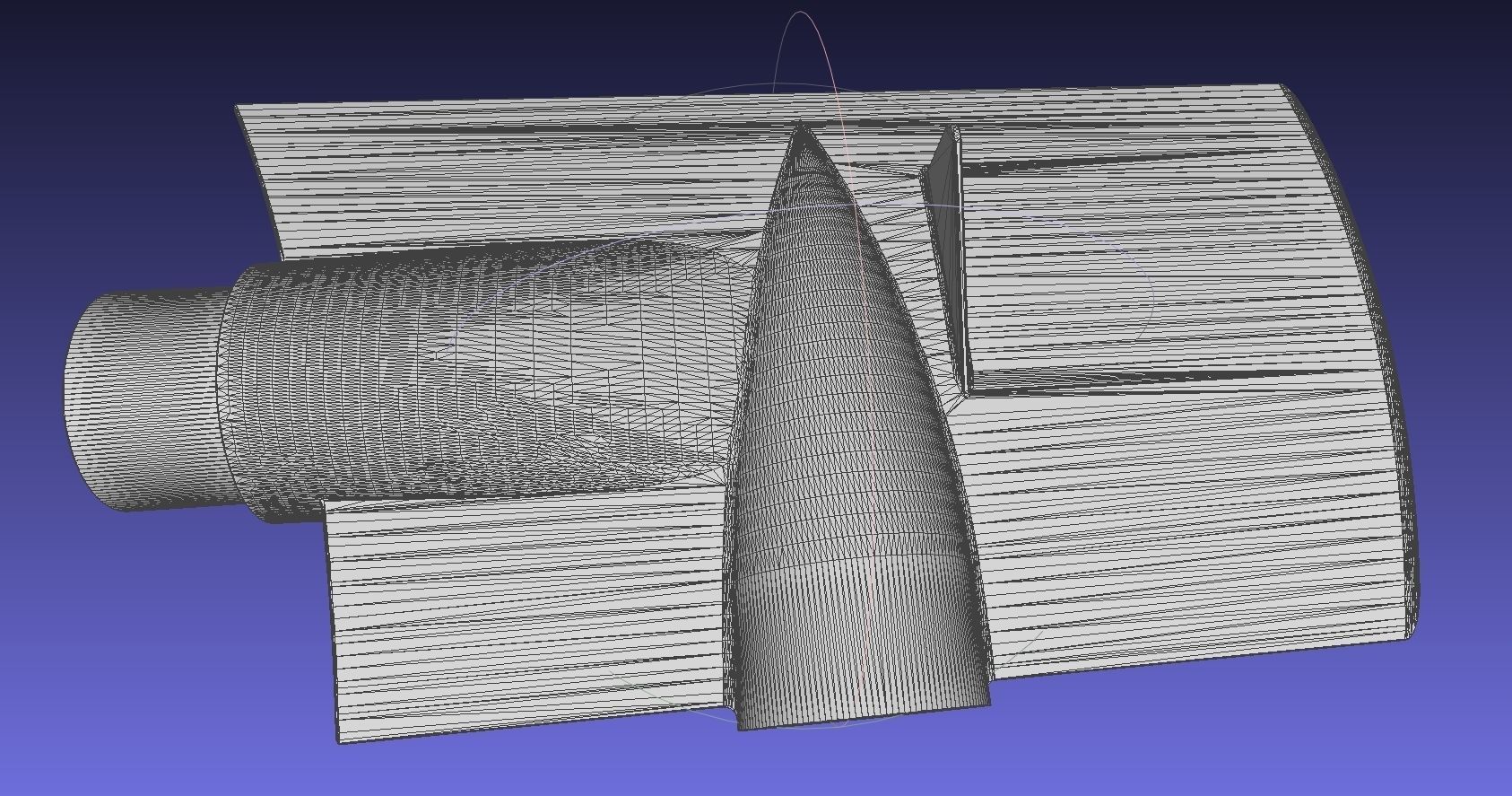 Printable Tiltwing Tiltrotor Drone Body 3D print model_22
