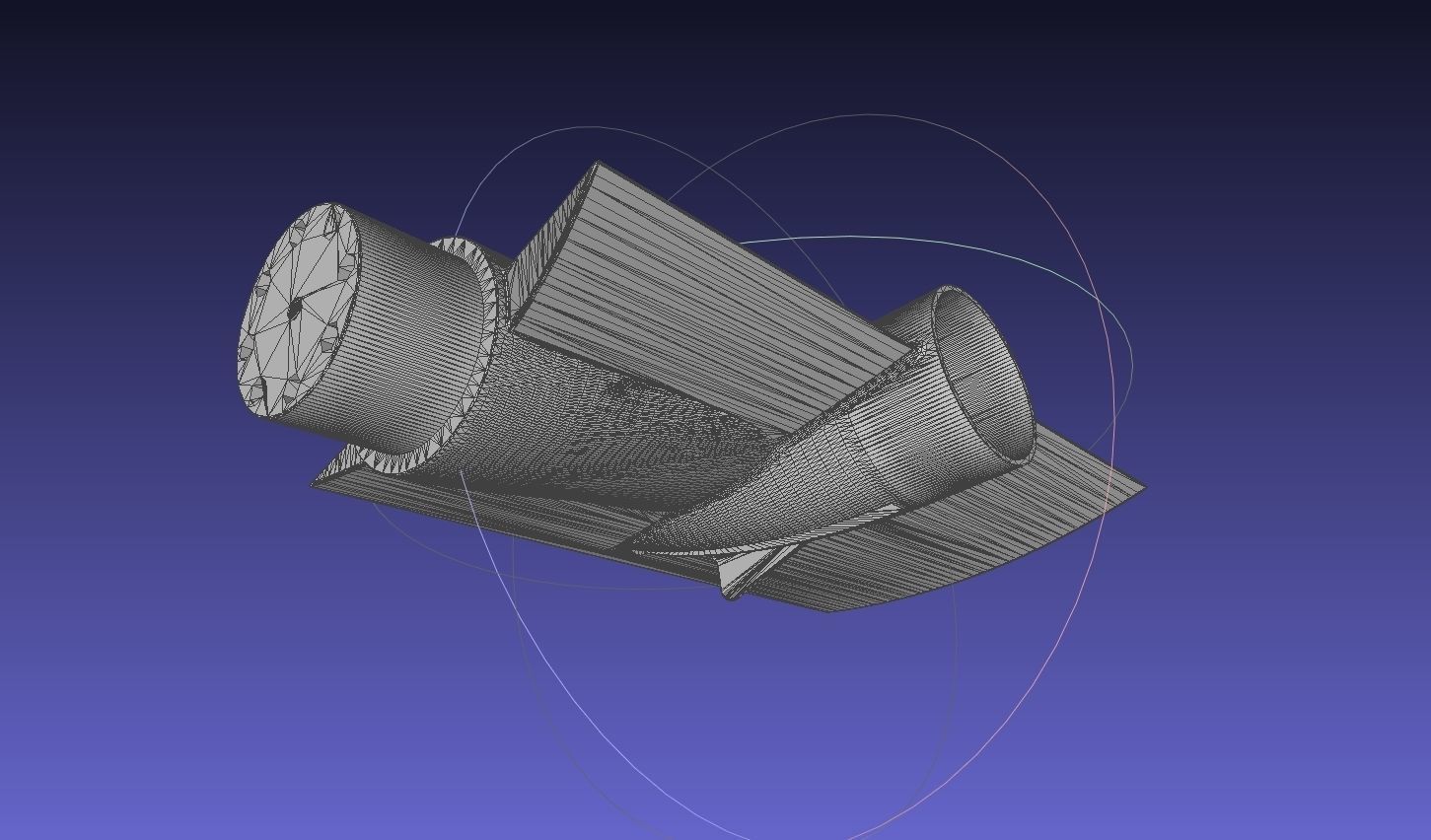 Printable Tiltwing Tiltrotor Drone Body 3D print model_17