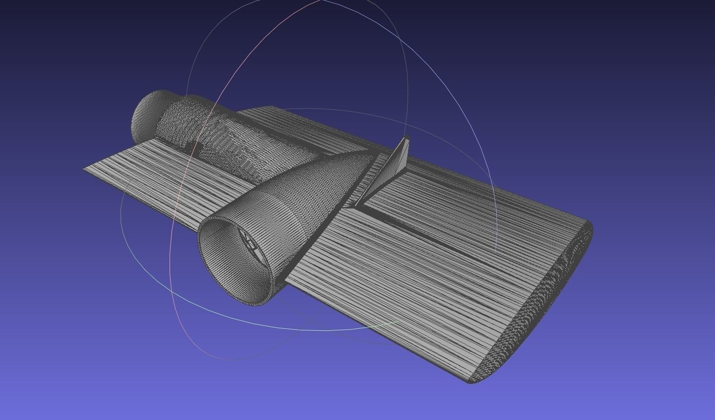 Printable Tiltwing Tiltrotor Drone Body 3D print model_21