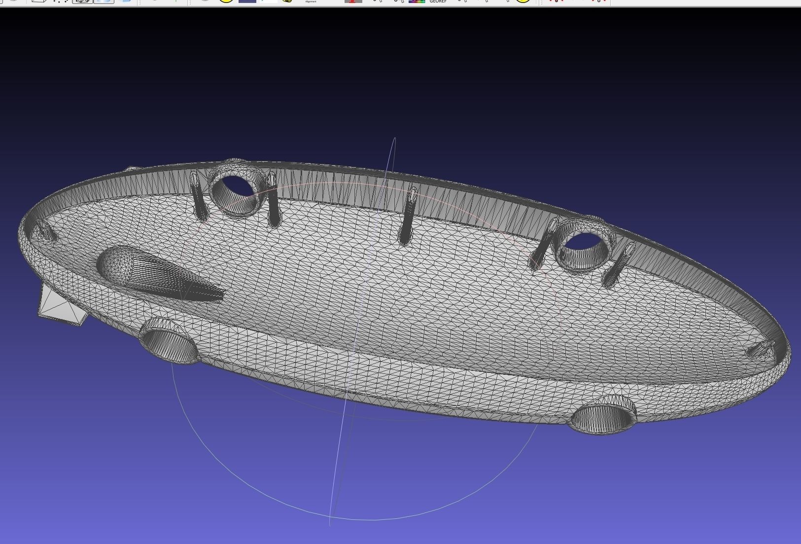 Printable Tiltwing Tiltrotor Drone Body 3D print model_32