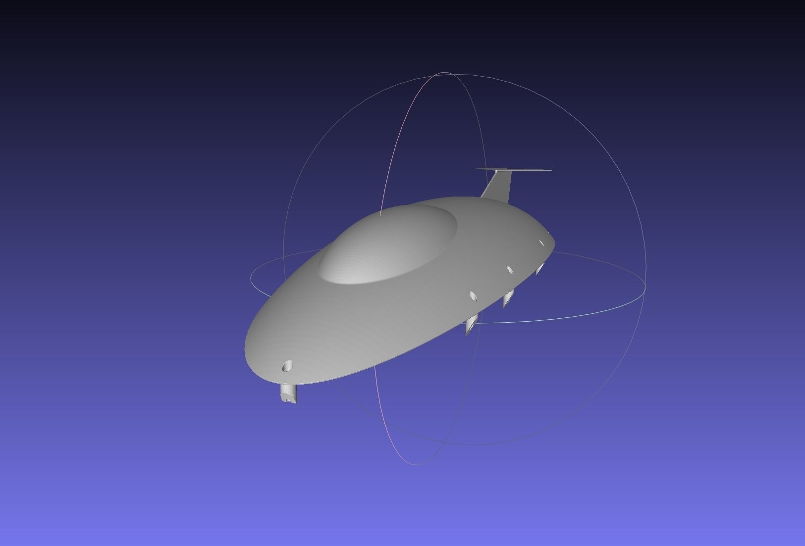 Printable Tiltwing Tiltrotor Drone Body 3D print model_26