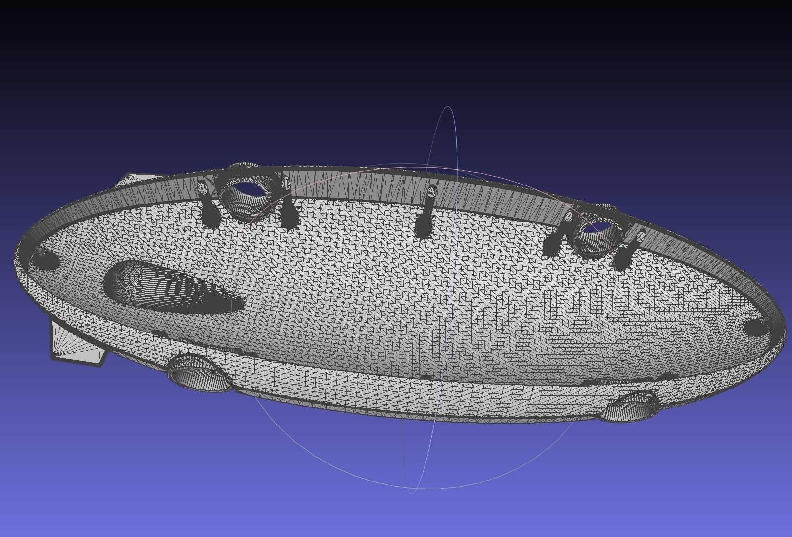 Printable Tiltwing Tiltrotor Drone Body 3D print model_35