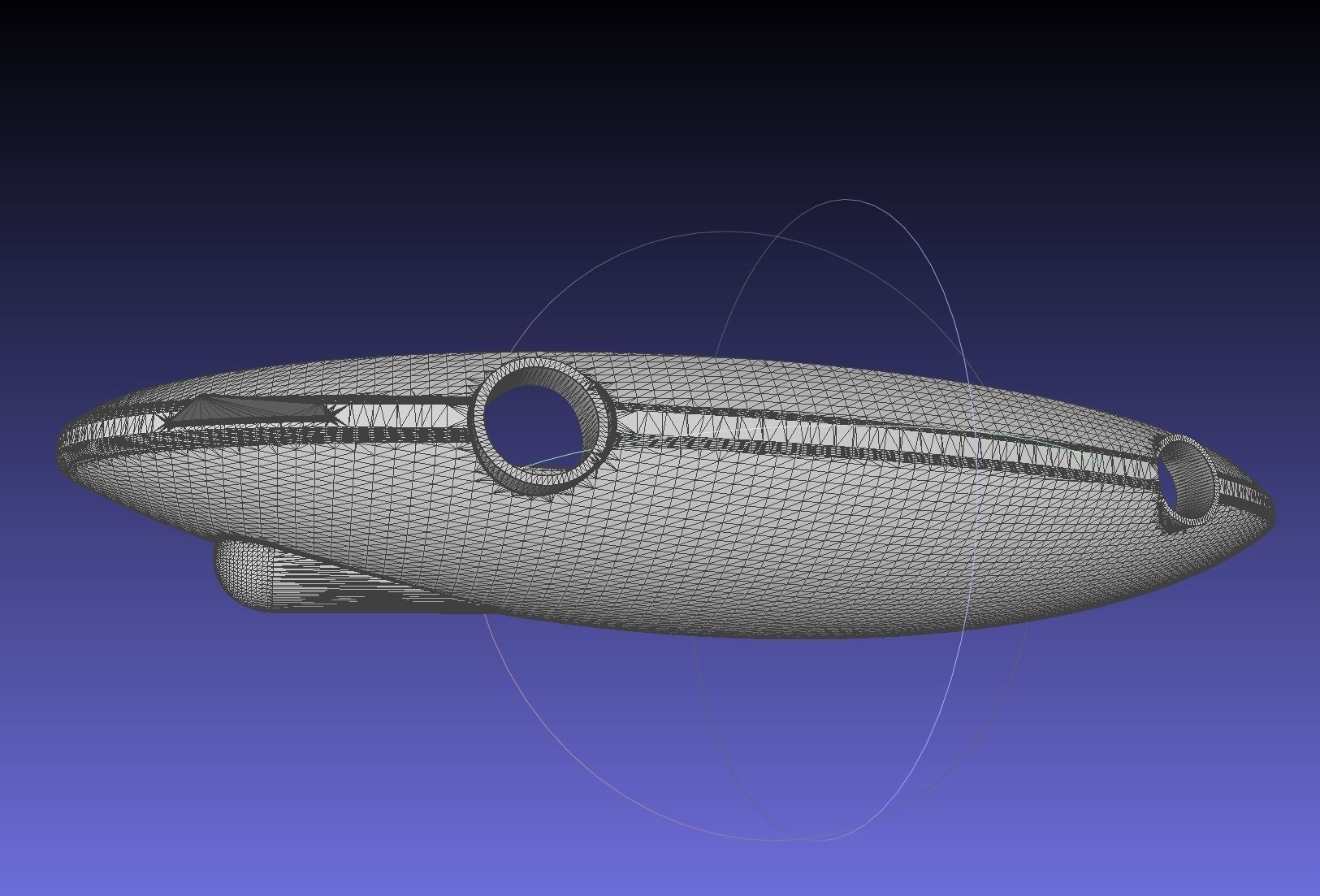 Printable Tiltwing Tiltrotor Drone Body 3D print model_34