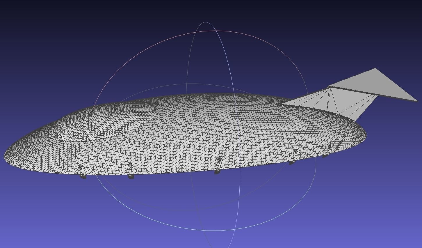 Printable Tiltwing Tiltrotor Drone Body 3D print model_27