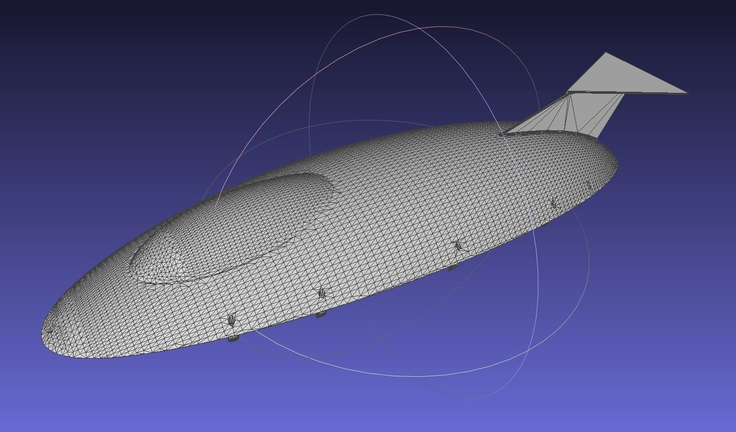 Printable Tiltwing Tiltrotor Drone Body 3D print model_28