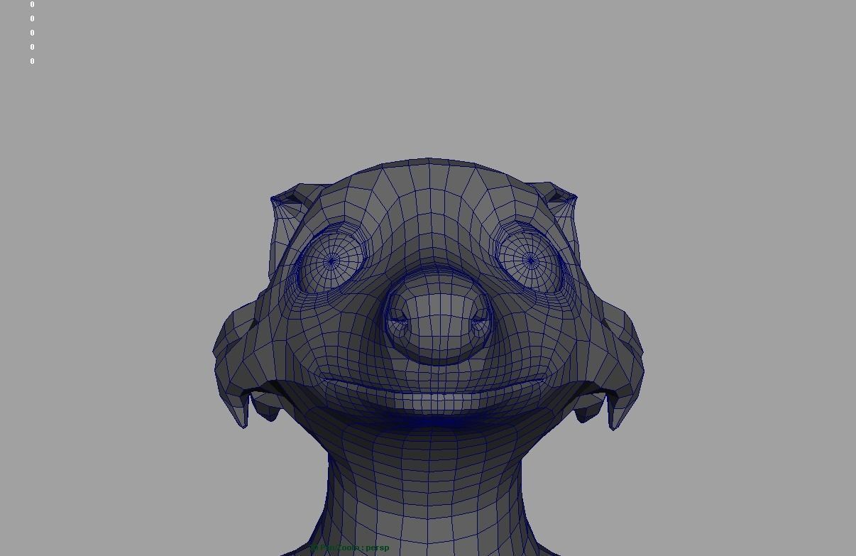 Wild Fox  Low-poly 3D model_6