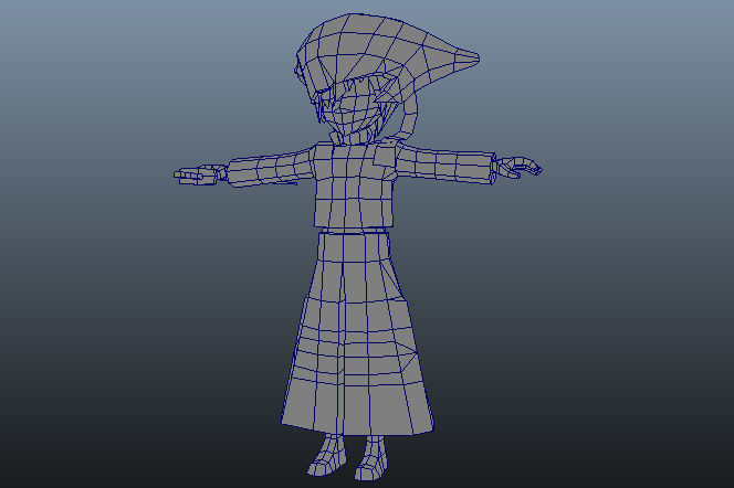 Di Roy Bleach 3D Anime Character Low-poly 3D model_4