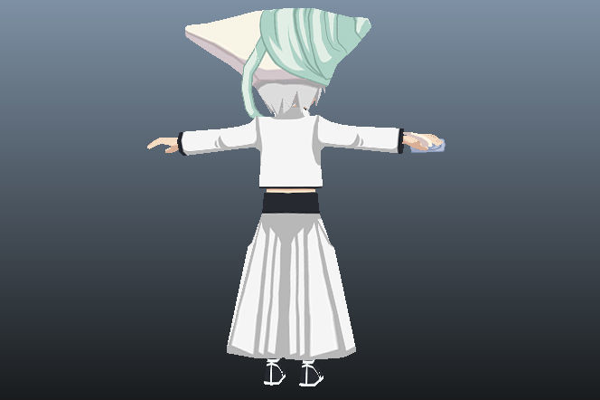 Di Roy Bleach 3D Anime Character Low-poly 3D model_2